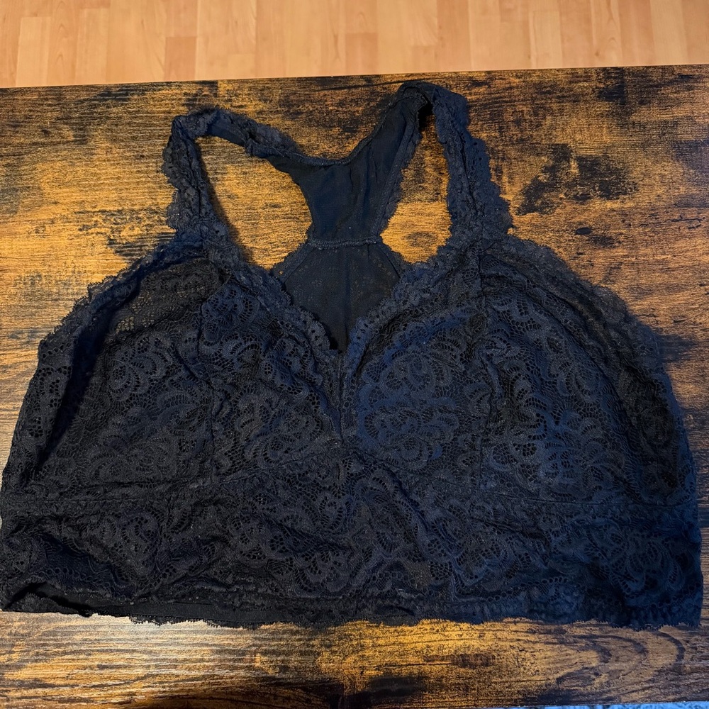 Black Torrid Lace Racerback Bralette